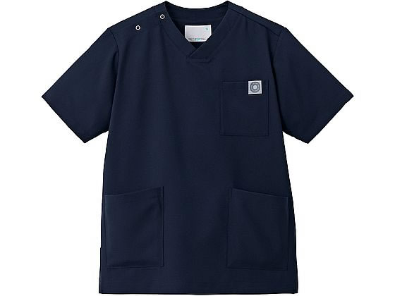 【商品説明】前屈みの動作でも胸元がのぞかず、程よいゆとりが安心のVネック。軽さとサラリとした風合いに加え、程よいストレッチで動きやすく、シワになりにくいイージーケア素材。制菌・制電・ストレッチが付与された機能素材。本商品は、CO2削減＋子ど...