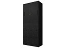 【レビュー投稿で100円OFFクーポン】【メーカー直送】Netforce 引戸書庫+9人用ロッカー 2台セット 幅900mm BK【代引不可】【お客様組立】引違い書庫 スチールキャビネット ロッカー オフィス家具