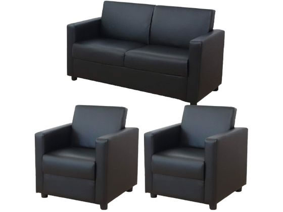 【商品説明】オフィスのロビーや商談スペース、待合室など様々なシーンでご利用頂けます。【仕様】●外寸／2人掛けソファ：幅1375×奥行630×高さ750（座面高420）mm／1人掛けソファ：幅670×奥行630×高さ750（座面高420）mm...