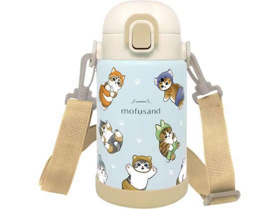 【マラソン限定★ポイント2倍】【お取り寄せ】東亜金属 モフサンド ステンレスワンプッシュボトル 700mLにゃんぱんつ 水筒 タンブラー キッチン雑貨