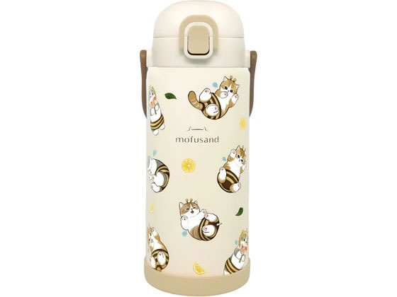 【マラソン限定★ポイント2倍】【お取り寄せ】東亜金属 モフサンド ステンレスワンプッシュボトル 1000mL はちにゃん 水筒 タンブラー キッチン雑貨