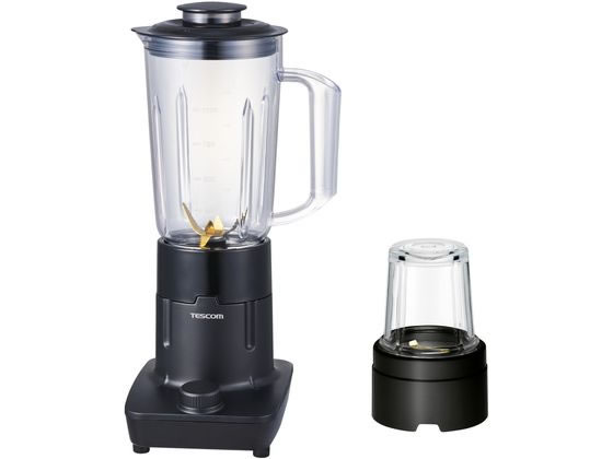 【レビュー投稿で100円OFFクーポン】【お取り寄せ】テスコム ミキサー 電動 軽量 大容量 1000mL ブラック TMX50A-K ジューサー ミキサー ミル キッチン家電 調理家電