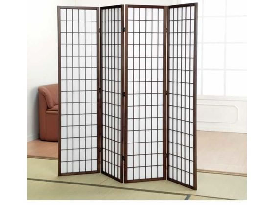 【ブラックフライデー限定★27日9:59迄店内ポイント2倍】【メーカー直送】ファミリー・ライフ 障子スクリーン ハイタイプ 4曲 03068【代引不可】折りたたみパーテーション 間仕切り オフィス家具