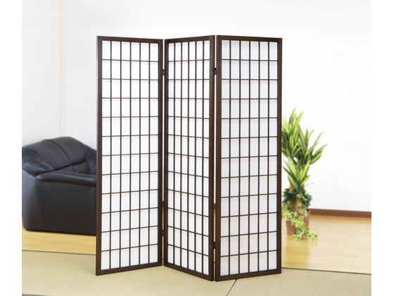 【ブラックフライデー限定★27日9:59迄店内ポイント2倍】【メーカー直送】ファミリー・ライフ 障子スクリーン ミドルタイプ 3曲 03091【代引不可】折りたたみパーテーション 間仕切り オフィス家具