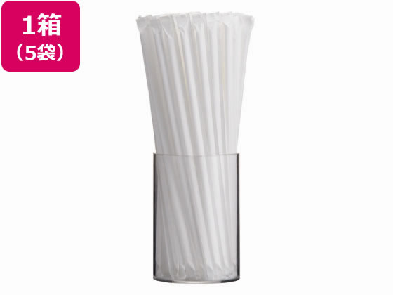 【レビュー投稿で100円OFFクーポン】送料無料 【お取り寄せ】大和物産 商売繁盛ホワイトストロー紙完封 500本×5袋 063280 ストロー 使いきり食器 キッチン テーブル