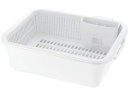 【レビュー投稿で100円OFFクーポン】【お取り寄せ】リッチェル シェリー 水切りセット LL WH 16916 水切りバスケット カゴ 清掃 衛生 水廻り 厨...