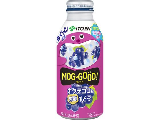 【ブラックフライデー限定★27日9:59迄店内ポイント2倍】伊藤園 もぐっと ナタデココ&芳醇ぶどう 380g 瓶 缶 果実飲料 ジュース 飲料