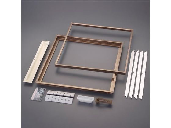 【マラソン限定★2000円クーポン＆ポイント2倍】【お取り寄せ】エスコ 303x303x11.5mm床下点検口 ライト..