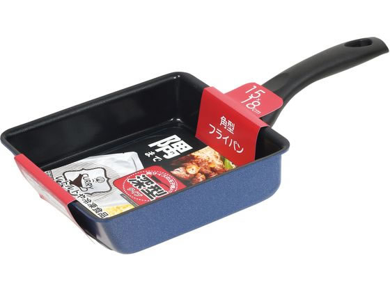 Frying Pans （Aluminum） - 【マラソン限定★ポイント2倍】【お取り寄せ】パール金属 ニューハコパン IH角型フライパン 15×18cm HC-712