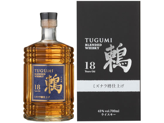【ブラックフライデー限定★27日9:59迄店内ポイント2倍】南アルプス 鶫18年 ミズナラ樽仕上げ 700ml 43度 国産 ウイスキー 洋酒 お酒