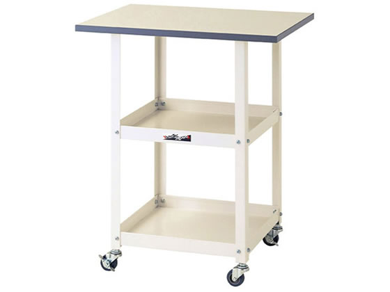 【レビュー投稿で100円OFFクーポン】送料無料【お取り寄せ】山金工業 ツールワゴン 作業天板付 600×450×738mm スチールワゴン ボルト式 ツールワゴン 物流 現場 オフィス家具