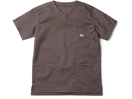 【マラソン限定2000円クーポン★ポイント2倍16日9:59迄】【お取り寄せ】ボンマックス Leeユニセックススクラブ ブラウン XS LMS49001-5 スクラブ 医療服 ユニフォーム