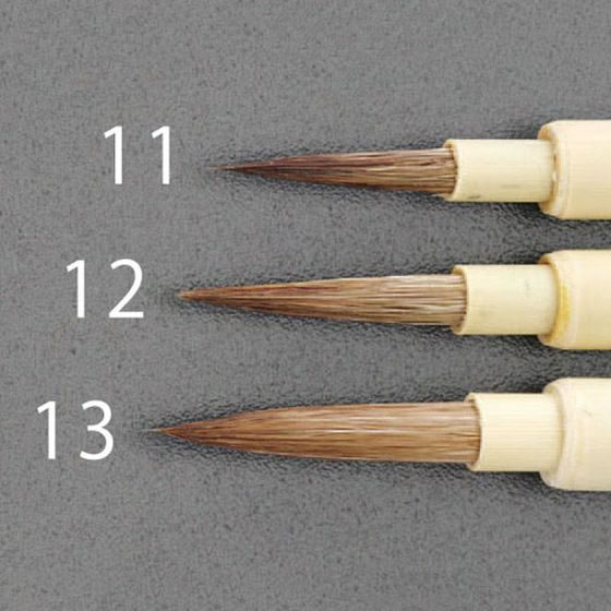 ココデカウの【お取り寄せ】エスコ 面相筆 イタチ毛 大 EA109MG-13｜アングル2
