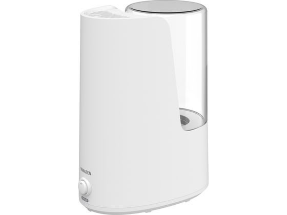 【ブラックフライデー限定★27日9:59迄店内ポイント2倍】YAMAZEN パーソナルスチーム式加湿器 2.5L ホワイト KS1-B251-W スチーム式加湿器 加湿器 空調家電