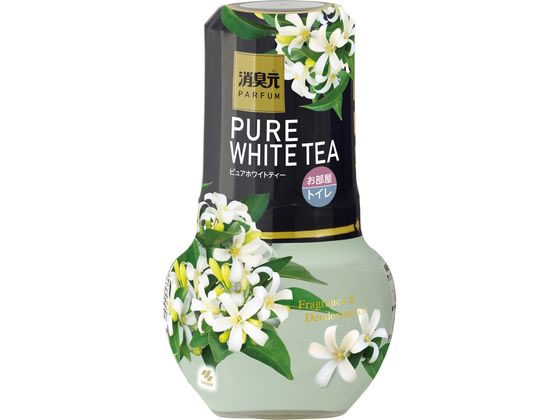 【レビュー投稿で100円OFFクーポン】小林製薬 消臭元パルファム ピュアホワイトティー 400mL 置き型タイプ 消臭 芳香剤 室内用 清掃