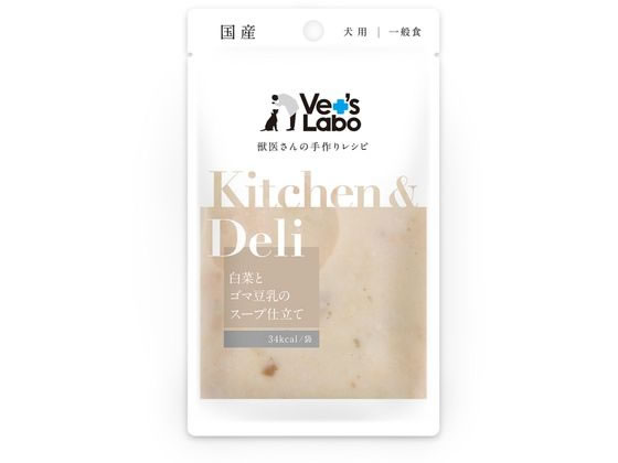 【楽天スーパーSALE限定★ポイント2倍＆2,000円クーポン】【お取り寄せ】ジャパンペットコミュニケーションズ K&D 白菜ゴマ豆乳スープ 80g ウェットフード 犬 ペット ドッグフード