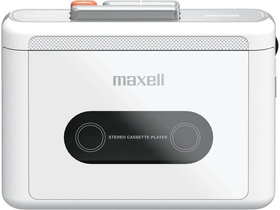 【レビュー投稿で100円OFFクーポン】マクセル ポータブルカセットプレーヤーMXCP-P100WH 録音用メディア 記録メディア メモリーカード 家電