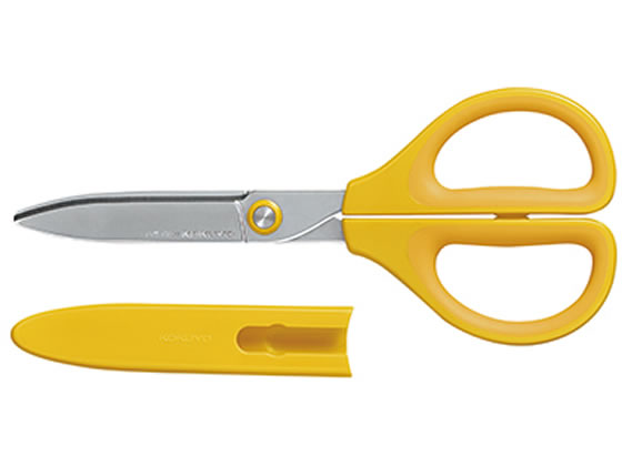【マラソン限定★2000円クーポン＆ポイント2倍】コクヨ ハサミ〈サクサ〉グルーレス刃 黄 ハサ-P280Y はさみ 切る 文具 事務...