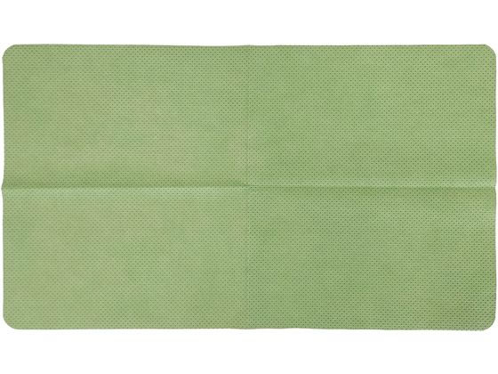 【レビュー投稿で100円OFFクーポン】今村紙工 不織布吸水バスマット 使い捨て グリーン 20枚入 バスマット バスローブ タオル製品