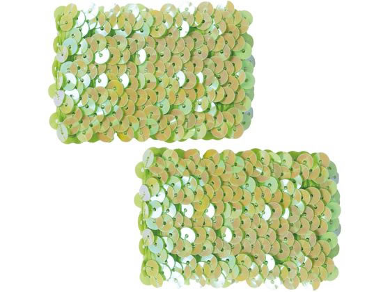 【レビュー投稿で100円OFFクーポン】【お取り寄せ】アーテック メタリックリストバンド 黄緑 18877 運..