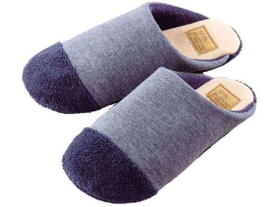 【レビュー投稿で100円OFFクーポン】【お取り寄せ】アルファックス 洗って絞れるスリッパ Patto BL 622413 スリッパ