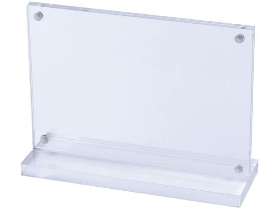 【マラソン限定★ポイント2倍】【お取り寄せ】ナカバヤシ アクリルマグネットスタンドフォトフレーム L判 ヨコ F-AC-105-L 写真立て ポップ スタンド POP 掲示