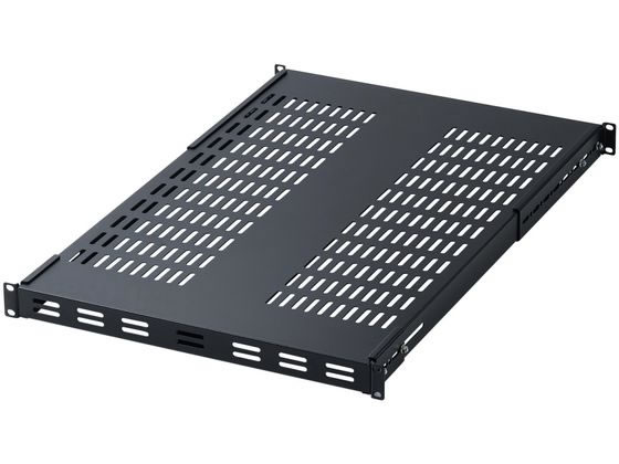 【レビュー投稿で100円OFFクーポン】【メーカー直送】サンワサプライ 19インチマウント取付け棚板 CP-SVHTNT1BK【代引不可】PCラック パソコンラック プリンタ台 オフィスデスク 事務机 オフィス家具