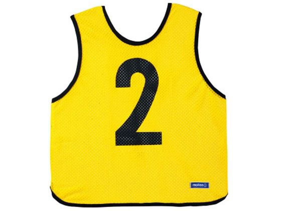 【ブラックフライデー限定★27日9:59迄店内ポイント2倍】【お取り寄せ】モルテン ゲームベスト 黄 10枚組 1〜10 GB0113Y