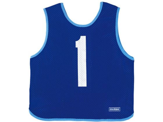 【ブラックフライデー限定★27日9:59迄店内ポイント2倍】【お取り寄せ】モルテン ゲームベストジュニア 青 10枚組 GB0112B