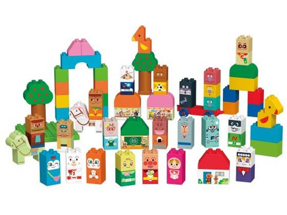 【マラソン限定2000円クーポン★ポイント2倍16日9:59迄】バンダイ アンパンマンとなかまたち ブロックいっぱいセット アンパンマン キャラクター玩具 おもちゃ ホビー ゲーム 誕プレ