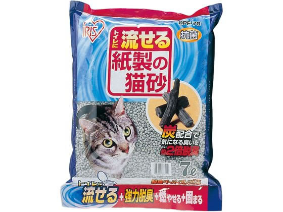 【レビュー投稿で100円OFFクーポン】アイリスオーヤマ 脱臭ペーパーフレッシュ 7L DPF-70 猫砂 シート 猫 キャット用 ペット トイレタリー