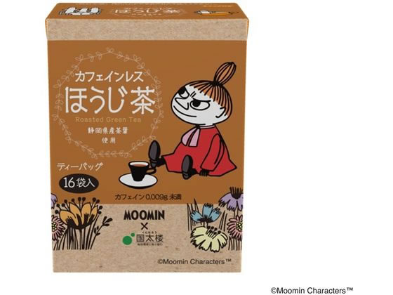【レビュー投稿で100円OFFクーポン】国太楼 ムーミン カフェインレス ほうじ茶 三角ティーバッグ 16P ティーバッグ ほうじ茶 お茶 飲料