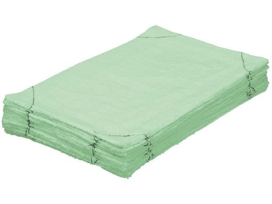 【マラソン限定★ポイント2倍】【お取り寄せ】コクヨ HibiFull ほつれにくい雑巾 使い分けできる 緑 雑巾 掃除シート 掃除道具 清掃 清掃