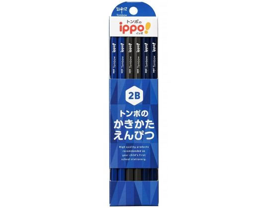樂天商城 - 【レビュー投稿で100円OFFクーポン】トンボ鉛筆 ippo!かきかたえんぴつ 2B ネイビー系 12本 鉛筆 2B