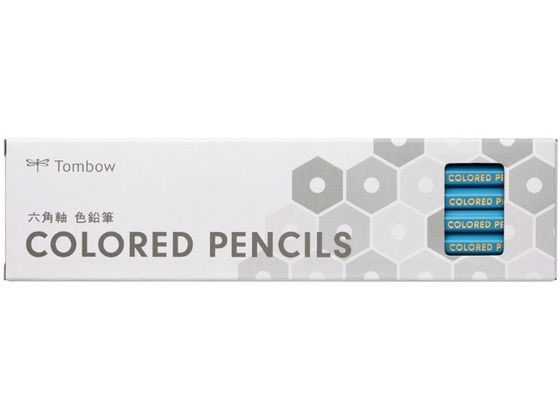 Other - 【マラソン限定★2,000円クーポン＆ポイント2倍】【お取り寄せ】トンボ鉛筆 色鉛筆 六角軸単色 水色 12本入 CY-K13 単色 色鉛筆 鉛筆
