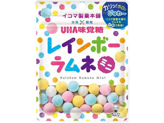【レビュー投稿で100円OFFクーポン】UHA味覚糖 レインボーラムネ ミニ ラムネ 飴 グミ タブレット お菓子の商品画像