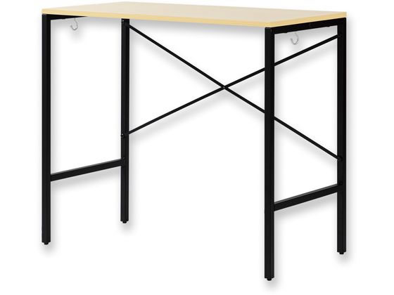 【マラソン限定★ポイント2倍】送料無料【お取り寄せ】アスカ シンプルデスク ブラック SDK80BK ...