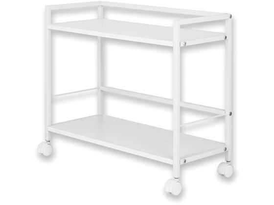 【レビュー投稿で100円OFFクーポン】送料無料【お取り寄せ】アスカ デスクワゴン2段ワイド ホワイト DWG04W 脇机 ワゴン 木製デスク オフィスデスク 事務机 オフィス家具