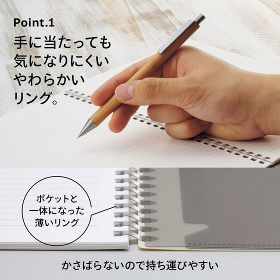 【マラソン限定★ポイント2倍】【お取り寄せ】リヒトラブ ソフィーチェノート A6 スレートブルー N3201-11 B罫 罫線6mm幅 A6ノート