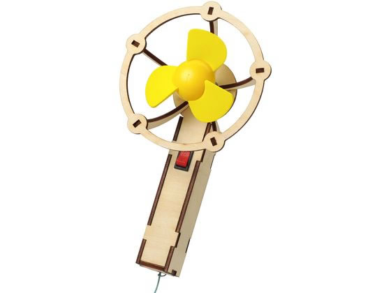 【ブラックフライデー限定★27日9:59迄店内ポイント2倍】【お取り寄せ】アーテック 木製 ハンディ扇風機..