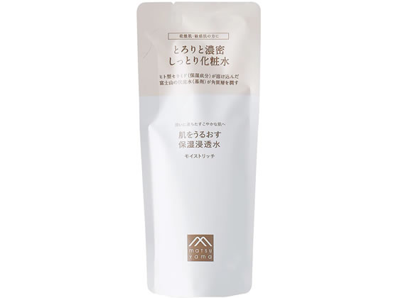 【マラソン限定★ポイント2倍】【お取り寄せ】松山油脂 肌をうるおす保湿スキンケア 浸透水モイストリッチ詰替 化粧水 ウォーター 基礎化粧品 スキンケア