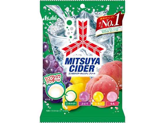 【スーパーSALE限定2,000円クーポン＆11日9:59迄ポイント2倍】 アサヒグループ食品 三ツ矢サイダーキャンディ 112g キャンディ 飴 グミ..