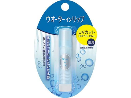 【レビュー投稿で100円OFFクーポン】ファイントゥデイ ウオーターインリップ薬用スティックUV f リップケア フェイスケア スキンケア