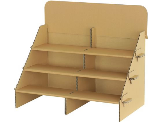 【お取り寄せ】アーテック 組立式ダンボール射的台 75804