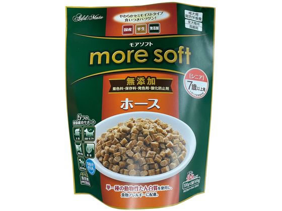 Mature Dog - 【レビュー投稿で100円OFFクーポン】【お取り寄せ】ペティオ ADD.MATE営業部 moresoftホースシニア500g A14148 ドライフード 犬 ペット ドッグフード