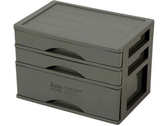 【レビュー投稿で100円OFFクーポン】【お取り寄せ】LIV PLUS ベストコ 収納ケース A4 引き出し 卓上 3..