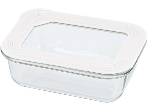 Condiments Container - 【マラソン限定★2,000円クーポン＆ポイント2倍】【お取り寄せ】リバティーコーポレーション 保存容器 ガラス 長方形 300mL 小型コンテナー 保存 保管グッズ キッチン消耗品