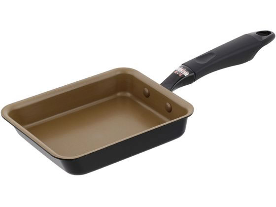 【レビュー投稿で100円OFFクーポン】【お取り寄せ】LIV PLUS ベストコ 卵焼き器 13×18cm ガス専用 マットブラック 玉子焼き用 鍋 フライパン 厨房 キッチン