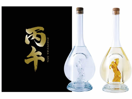 【レビュー投稿で100円OFFクーポン】八鹿酒造 干支ボトル 2026 午 2本セット 大吟醸 吟醸 純米吟醸酒 清酒 日本酒 お酒