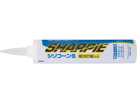 【商品説明】使用温度範囲が−50℃〜150℃と広範囲。防カビ剤入りタイプ。【用途】窓枠へのガラスの取り付け。浴槽、流し台の取り付けや取り付け部の補修。【仕様】●容量：330ml●タックフリー：10分●色：ライトグレー【備考】※メーカーの都合により、パッケージ・仕様等は予告なく変更になる場合がございます。【検索用キーワード】シャープ化学　シリコーンS　防カビ　ライトグレー　R417MP耐候性、耐水性、耐紫外線良好。使用温度範囲が−50℃〜150℃と広範囲。